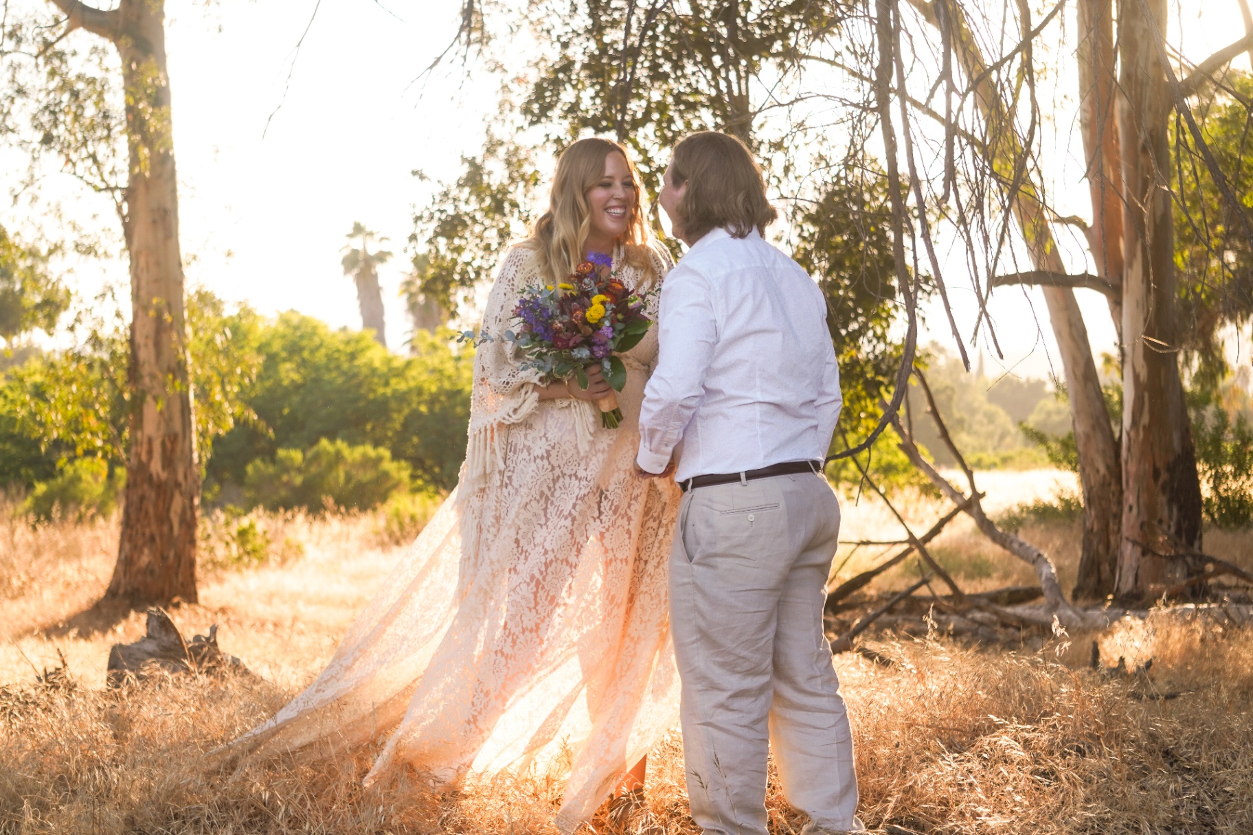 Ojai wedding moment